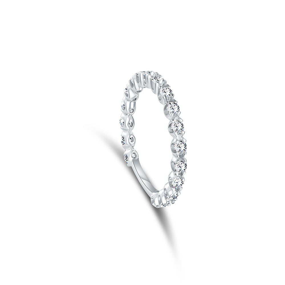 18K White gold Diamond Ring - FW08