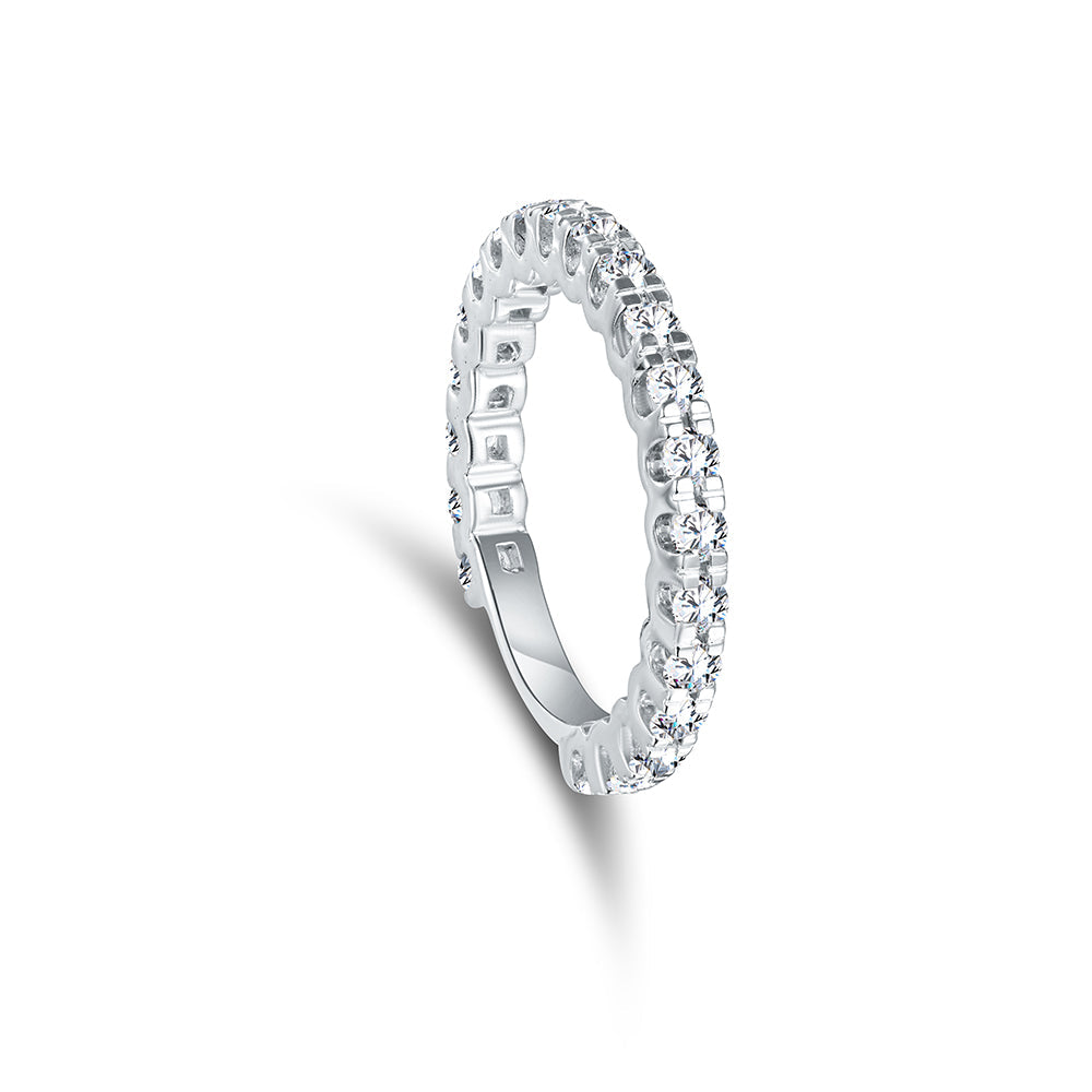 18K White gold Diamond Ring - FW12