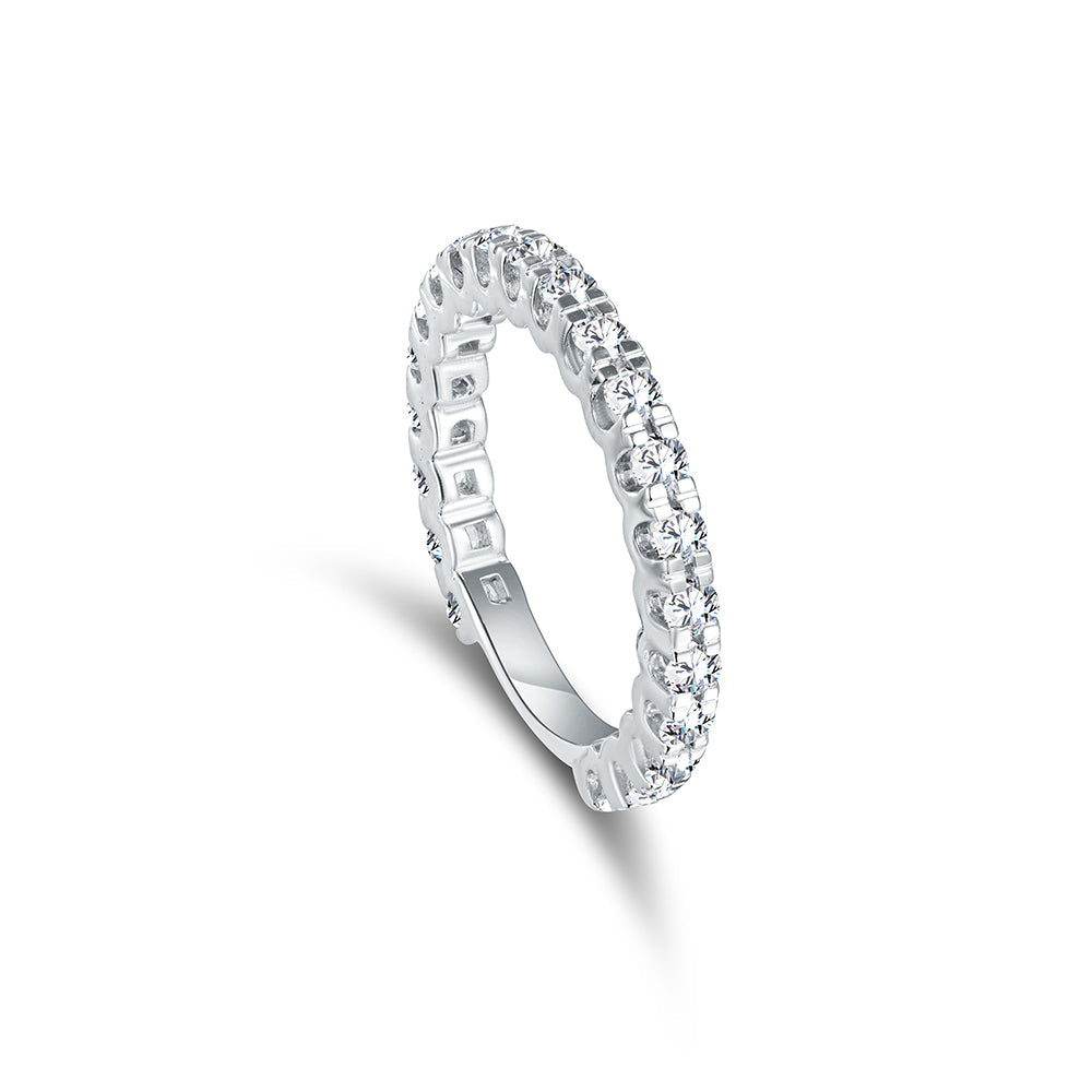 18K White gold Diamond Ring - FW15