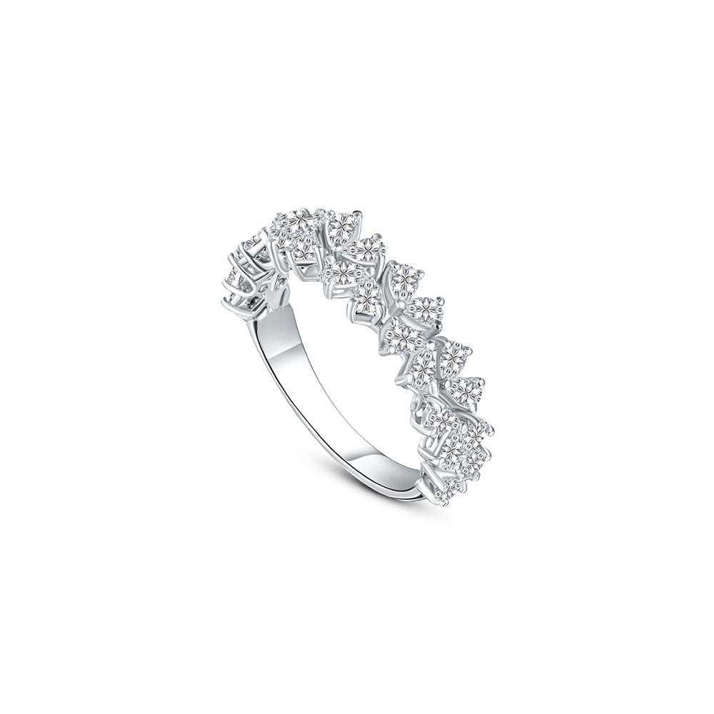 18K White gold Diamond Ring - B-E-BG139W