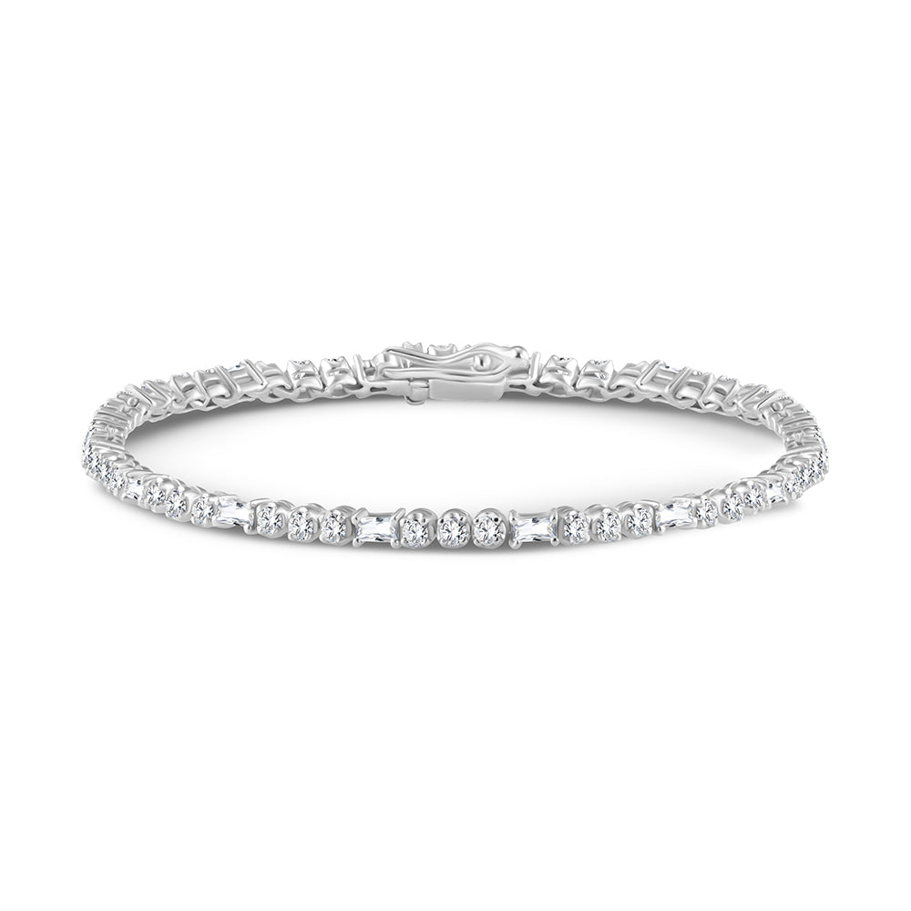 18K White gold Diamond Bracelet - E-B325S