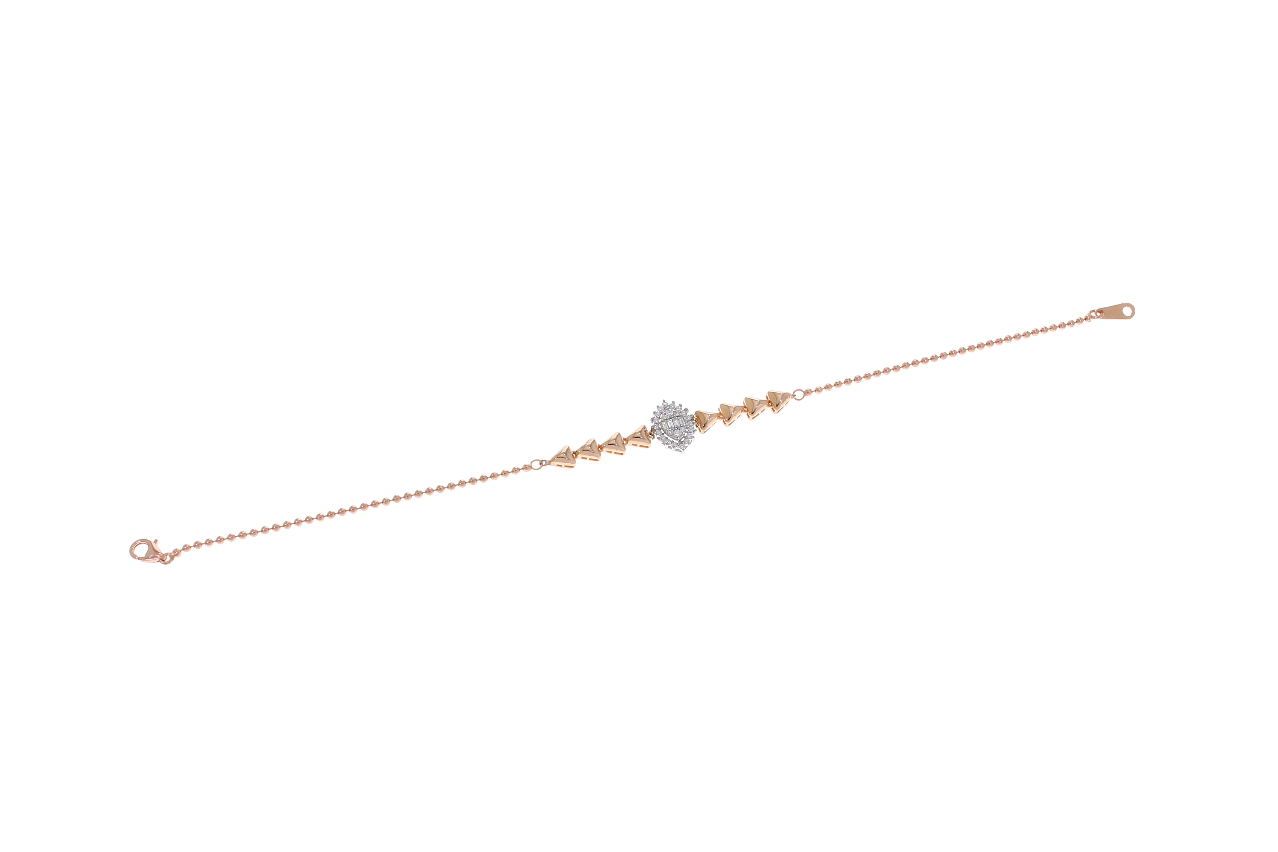 18K Rose gold Diamond Bracelets - E-B581SD/J