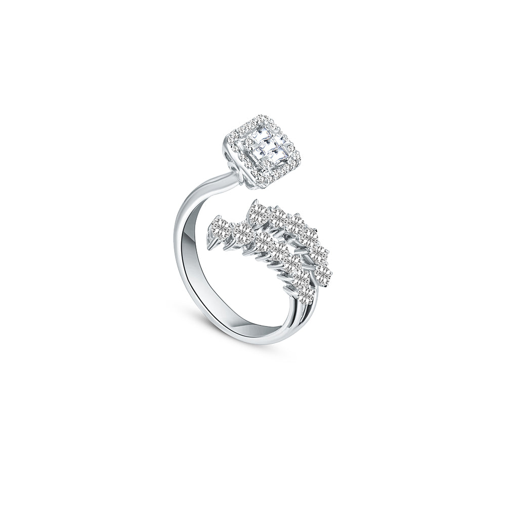 18K White gold Diamond Ring - E-R731X