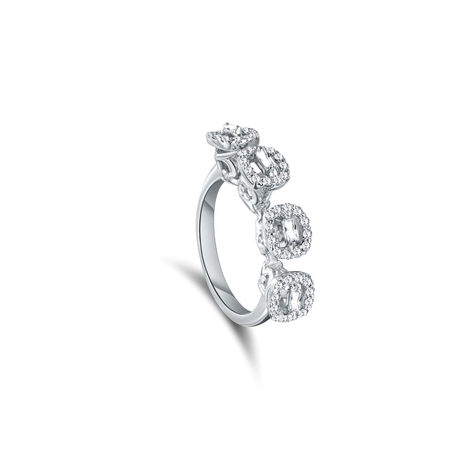 18K Gold Diamond TWINS - E-T243XW