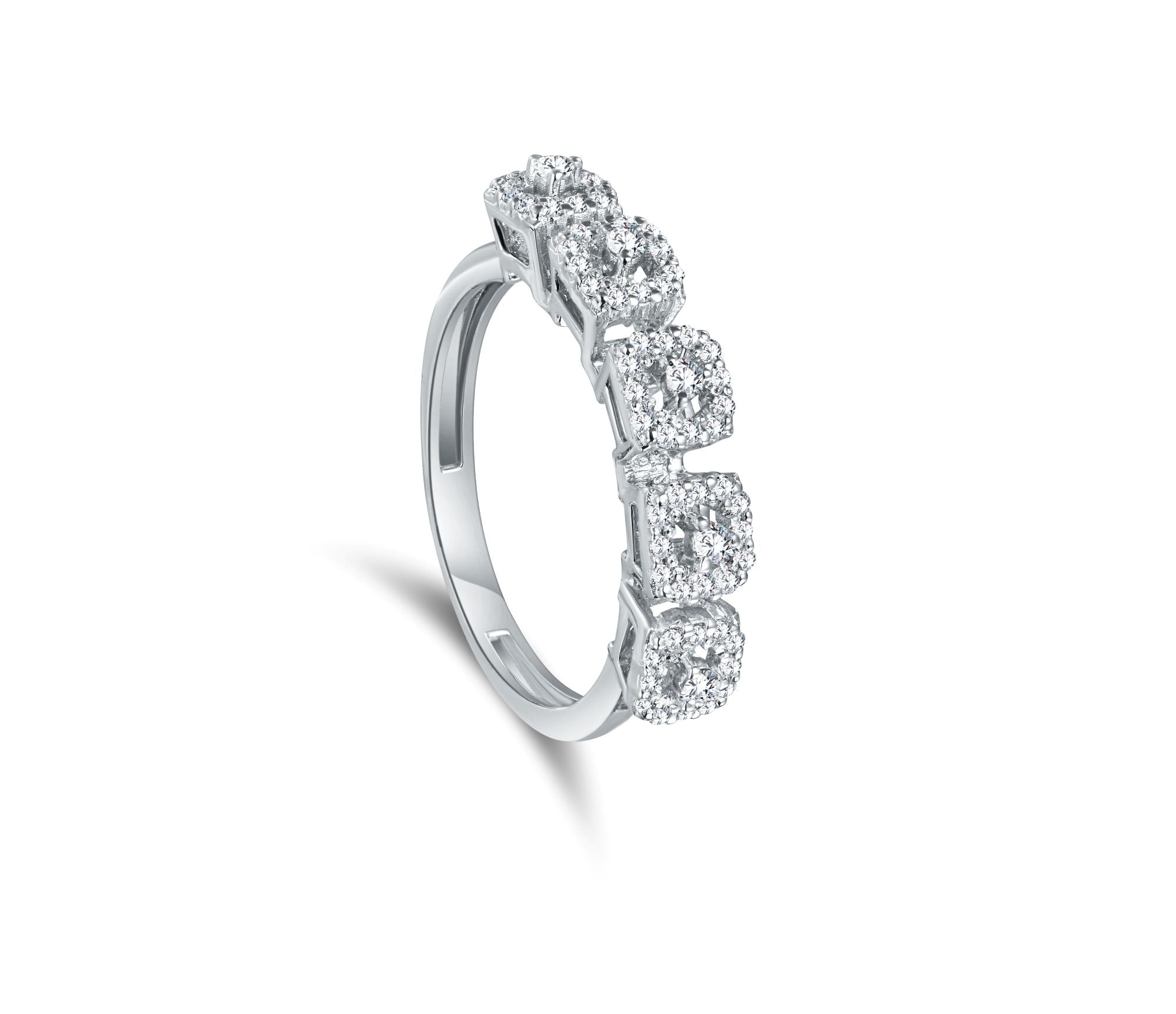 18K Gold Diamond TWINS - E-T385SBW