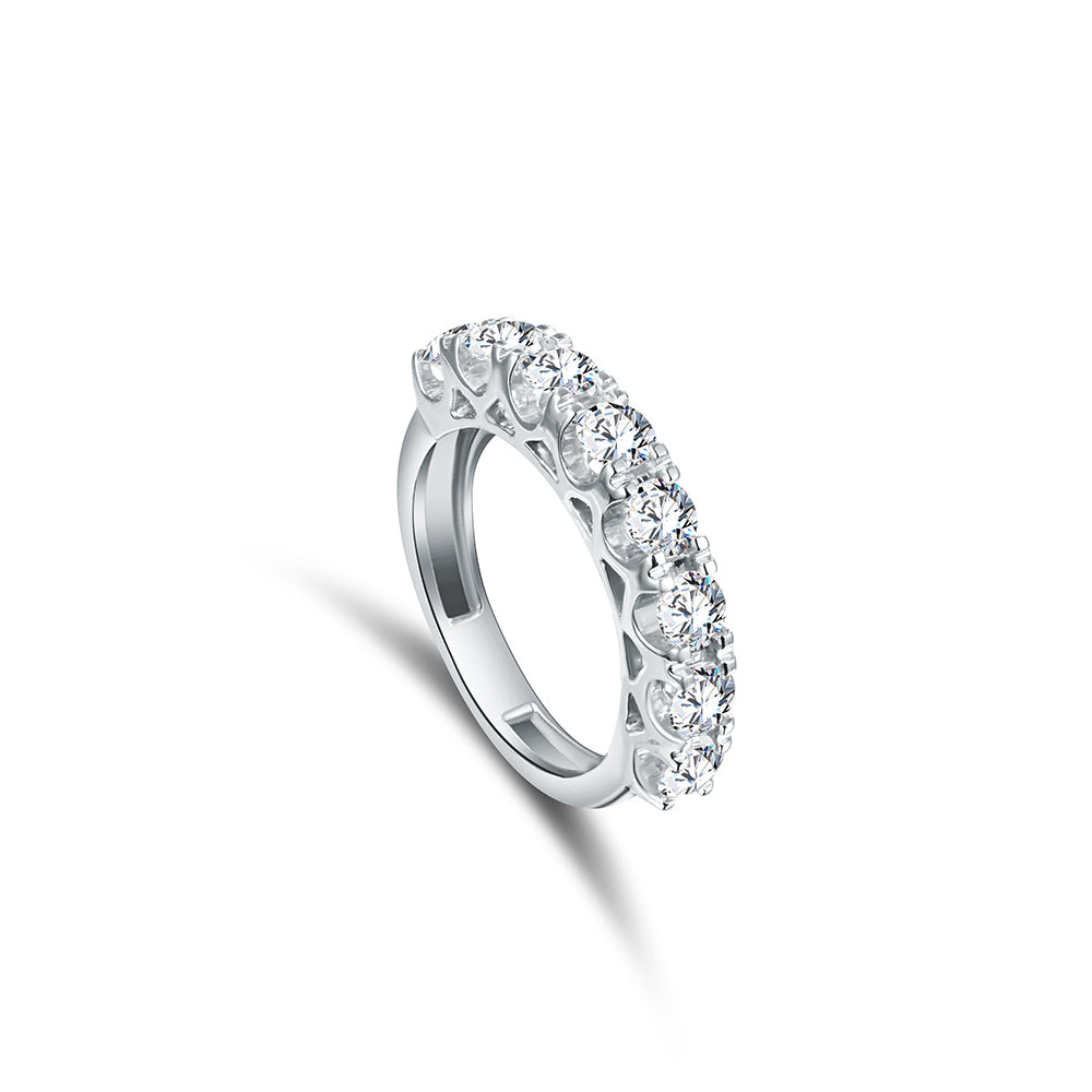 18K Diamond White gold Twins - E-T612XW