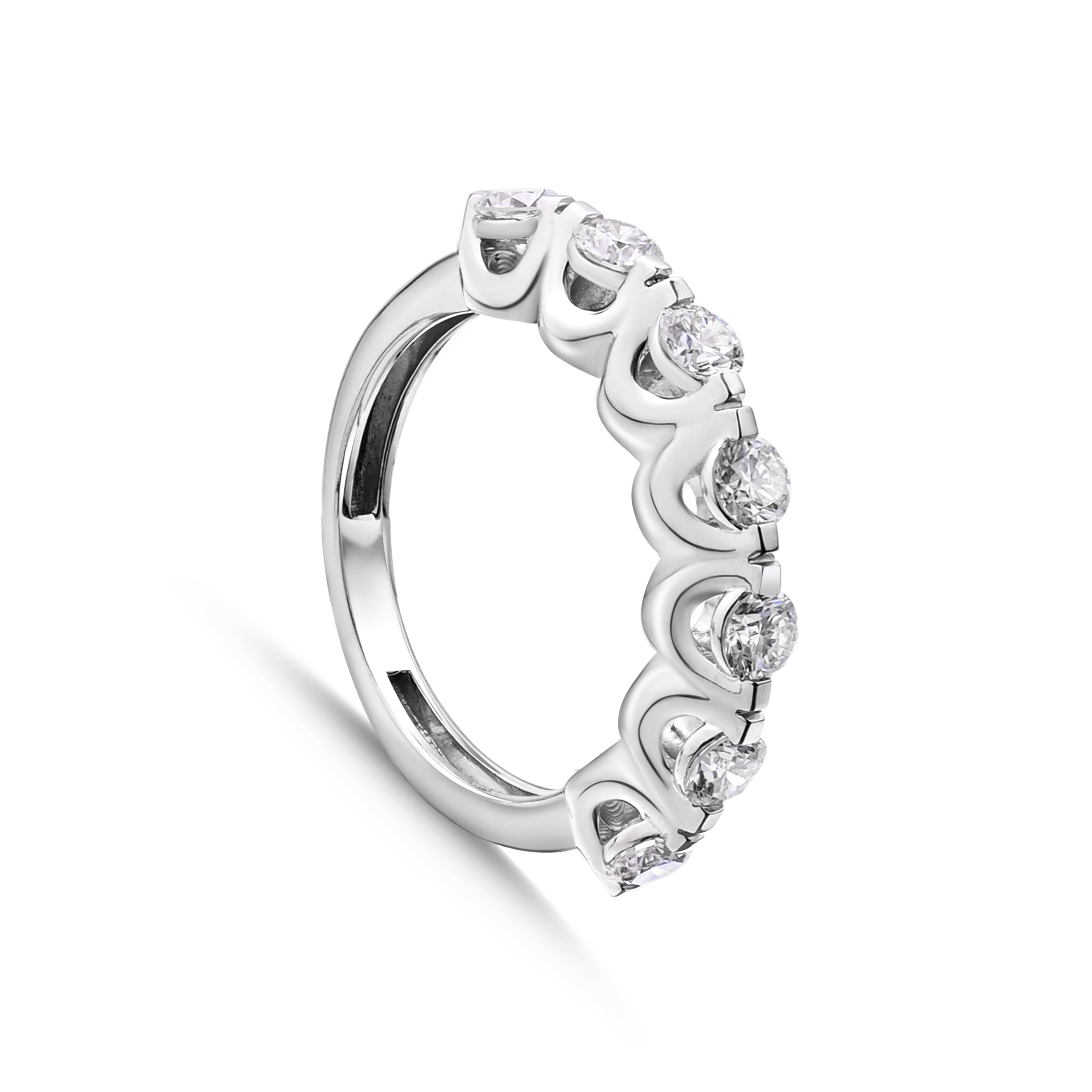 18K Diamond White gold Twins - E-T822XW