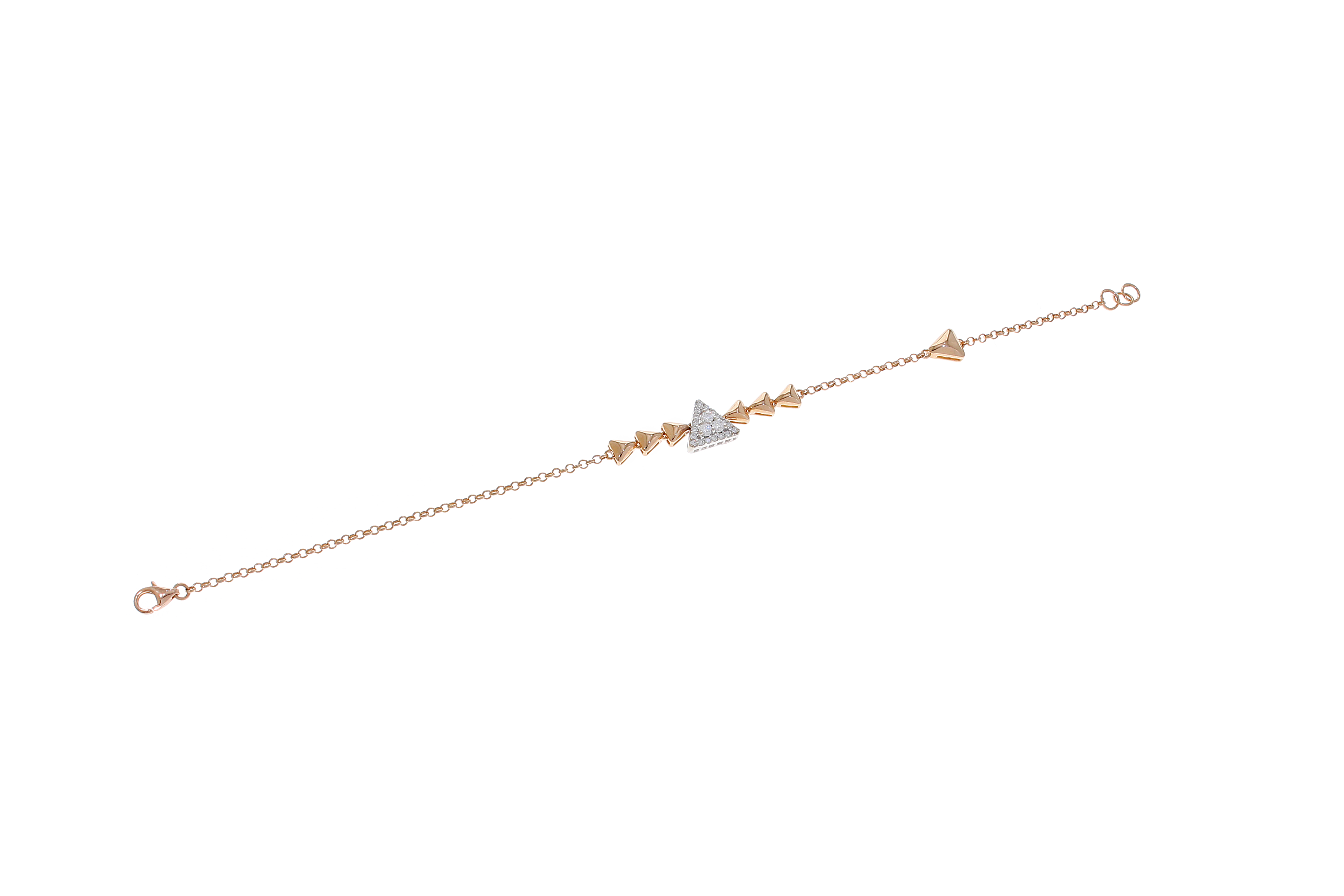 18K Rose gold Diamond Bracelets - E-TP016B