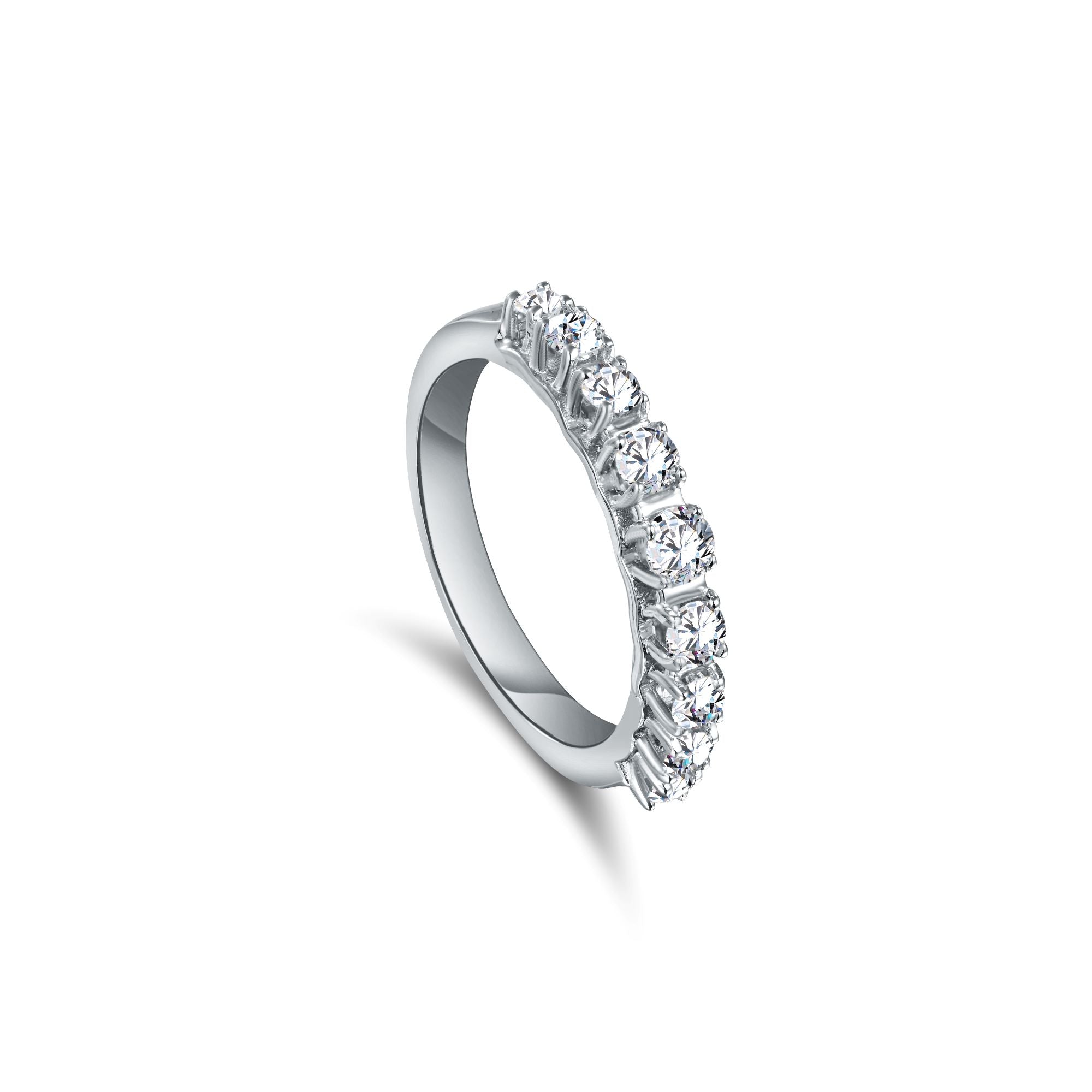 18K Diamond White gold Twins - E-TW012XB