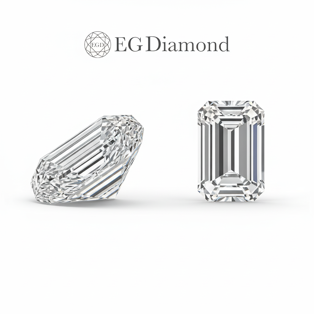 Emerald Diamond Shape - Color G - Clarity VVS1
