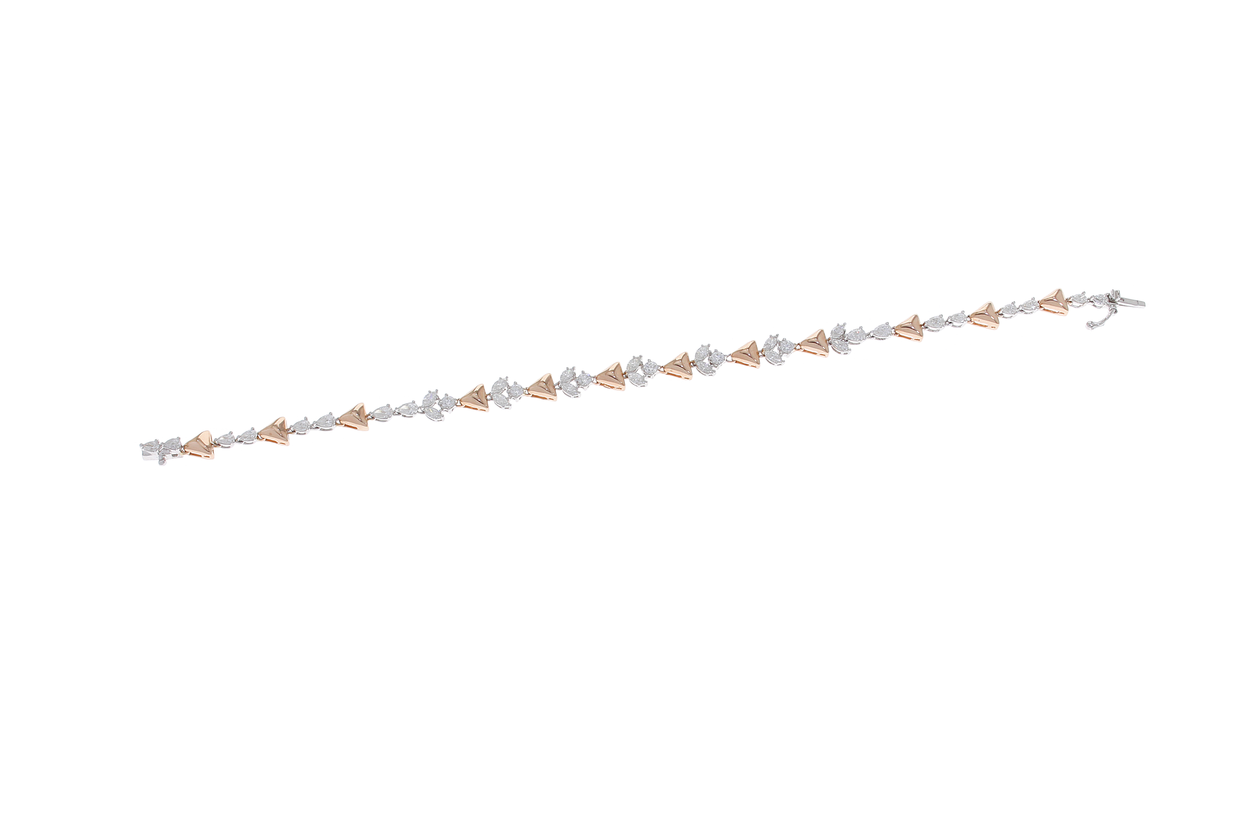 18K Rose gold Diamond Bracelets  - E-TP21B/J