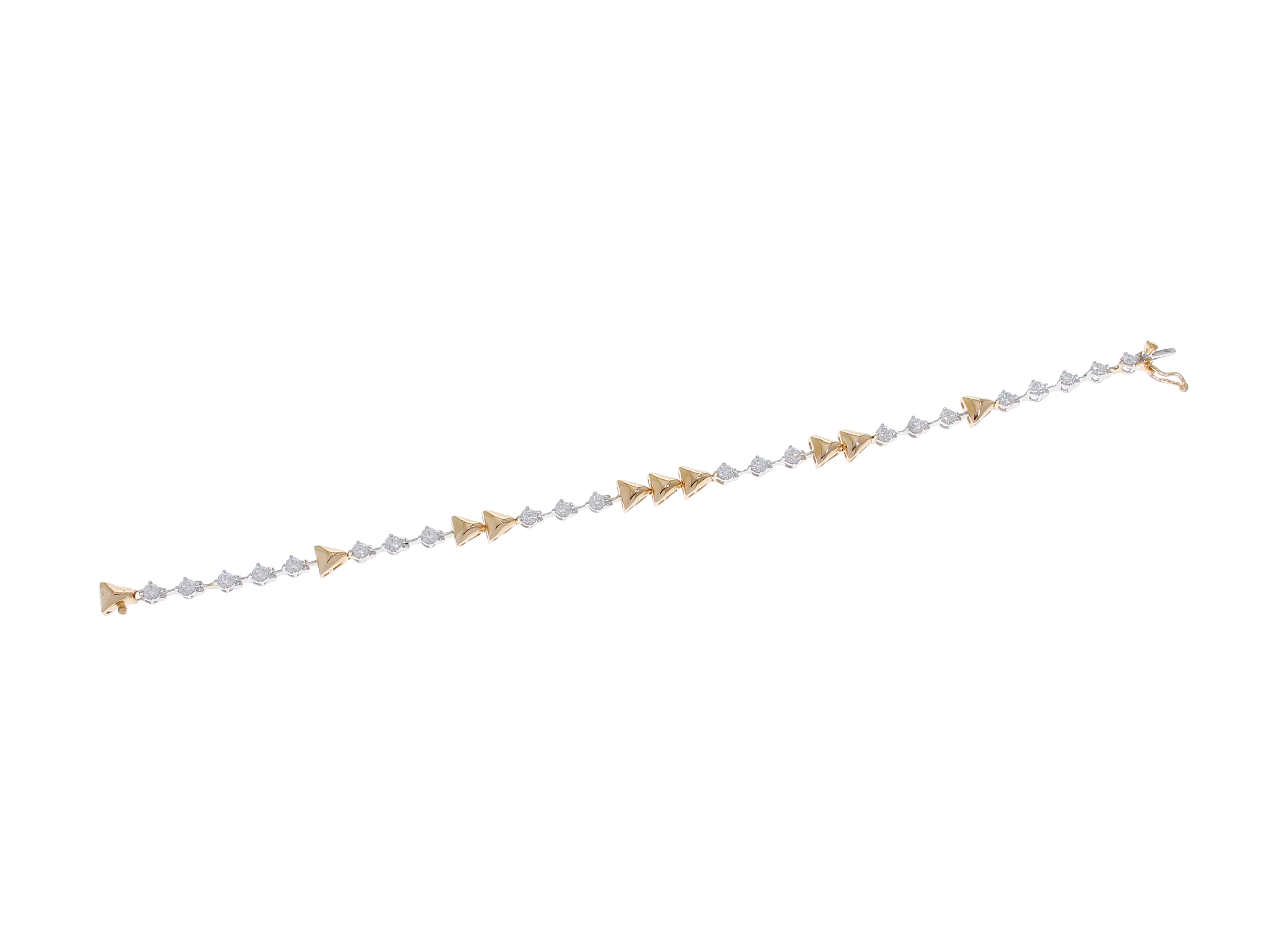 18K Rose gold Diamond Bracelets  - E-B533S/J