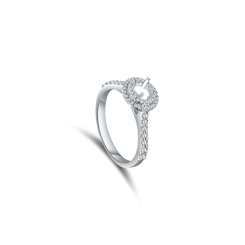 18K Diamond White gold Twins - IT1741B