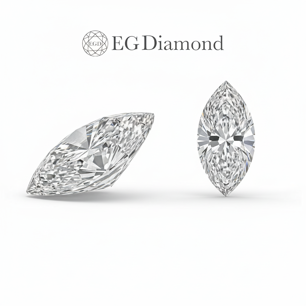 Marquise Diamond Shape - Color F - Clarity VS1