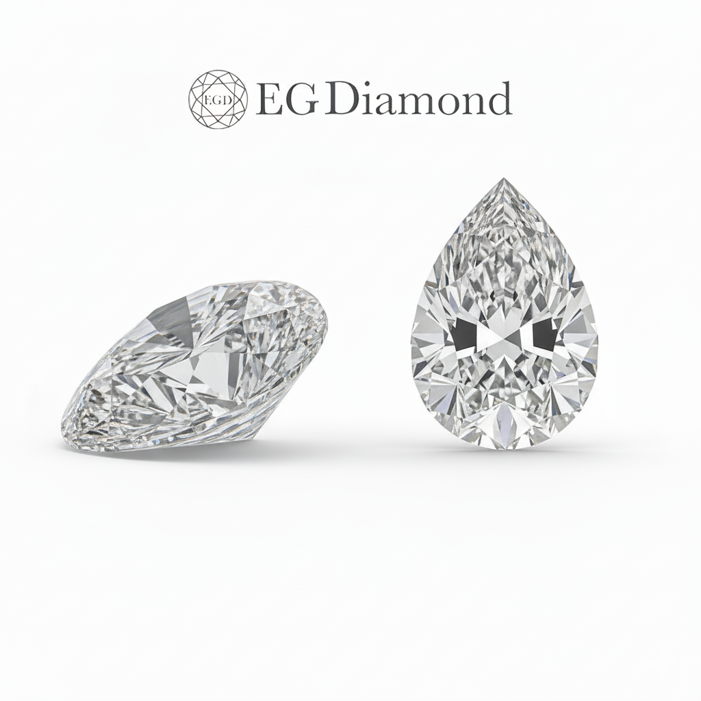 Pear Diamond Shape - Color D - Clarity VS1 - Very Good